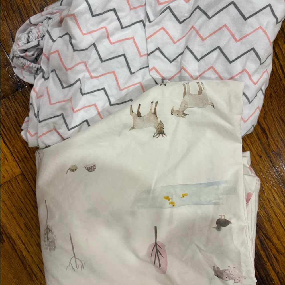 3 packs of standard crib fitted sheet